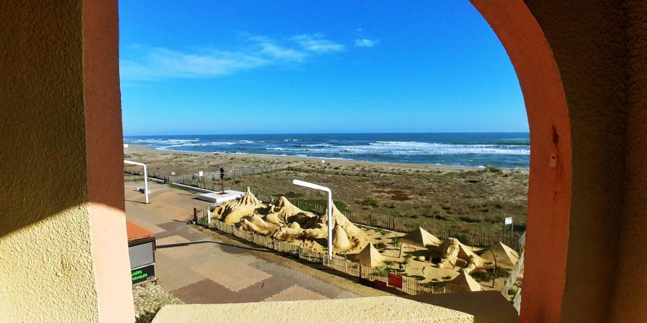 Vue Mer Panoramique Wifi Gratuit Le Barcares Exterior photo